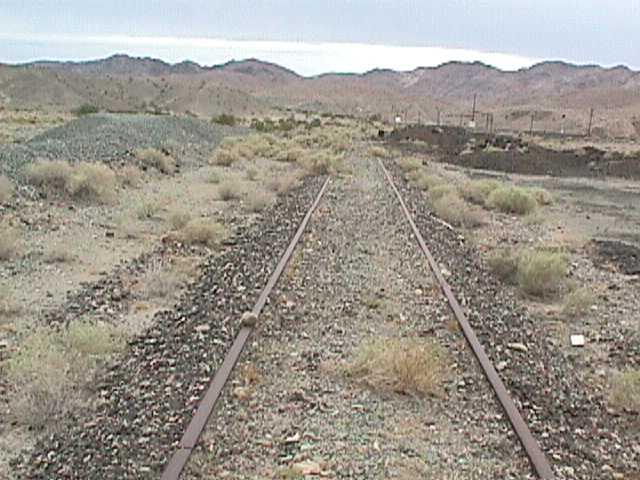 Afton Canyon train tracks