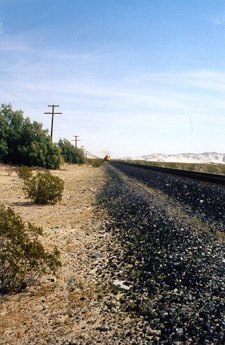 Afton Canyon train tracks